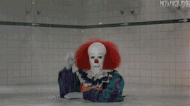 Pennywise in the shower