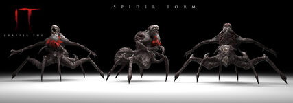 Pennywise's spider form concept art