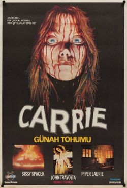 Carrie 1976 Sissy Spacek Stephen King Movie Original Painting Gicleé Art  Prints 