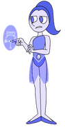 Cobalt Pearl’s debut outfit.