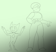 More of Galaxite’s components, (left to right) Lizardite and Cobalt Crystal.