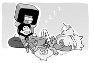 Sleeping Crystal Gems