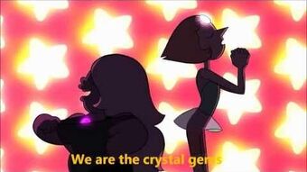 We Are The Crystal Gems Steven Universe Wiki Fandom Okay so in the extended theme of steven universe, when they say 'the odds are against us; the crystal gems steven universe wiki