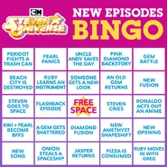 "Will you win the #HeartOfTheCrystalGems Bingo? 💗✨"