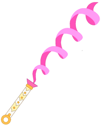 Pink Pearl Ribbon Wand,png