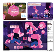 Pink Steven Fragments Model Sheet