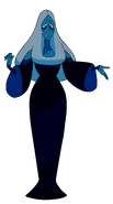 Blue Diamond's palette when eclipsed by White Diamond's ship from "Change Your Mind"