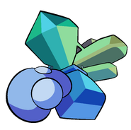 Multiple Gem Shards from "Keeping It Together" fused through unknown means to form an artificial fusion.