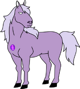 Amethyst as a horse in "The Question".