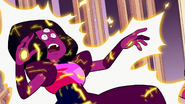 Garnet being destabilized by Yellow Diamond in "Together Alone".