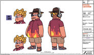 Steven's Lion Casual Ronaldo Model Sheet