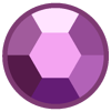 Right Eye Amethyst Gem