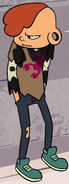 Lars' scorched outfit in "Joking Victim"