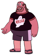 Greg in a Sadie Killer and the Suspects t-shirt seen in "The Big Show"