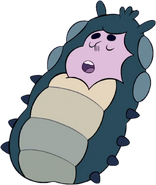 Steven in sleeping bag in "Space Race” and “Same Old World”