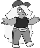 Amethyst as a human during Steven's dream in "Chille Tid"