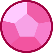 Pink Diamond's Gem in her regeneration as Rose Quartz.