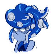 Lapis Lazuli with tentacle hair