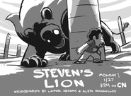 "Steven's Lion" promo art by Aleth Romanillos