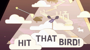 In the Hit That Bird minigame featured in "Know Your Fusion".