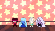 Fusion Short Ruby and Sapphire dancing