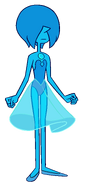 Blue Pearl while being affected by Blue Diamond's Pathokinesis.