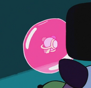 The frame where the Hand Cluster gem changes to  gem; confirmed by Matt Burnett to be an animation error.