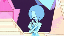 Blue Pearl interacting with Steven