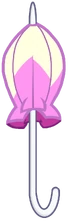 Rainbow Quartz 2.0's parasol closed.