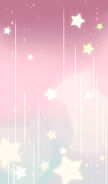 Magical Pink Stars Background