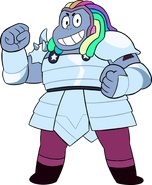 Bismuth wearing her armor in "I Am My Monster"