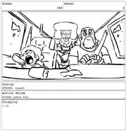 Keystone Motel Storyboard Greg Driving Van Steven Yawns