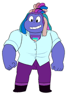 Bismuth wearing her white dress shirt (partially unbuttoned) in "Bismuth Casual"