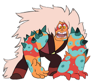 Jasper in her semi-corrupted state, shortly after unfusing with a corrupted Ocean Jasper