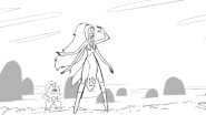 Giant Woman Storyboard Animation Opal Summoning Weapon