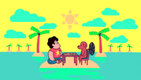 Dogcopter and Steven playing chess