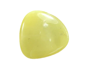 Лимонный жадеит обработанный