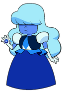 Sapphire with shading during Steven Universe: The Movie.