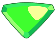 Full view of Peridot's gemstone