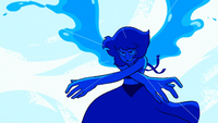 Lapis rebelling against Blue Diamond.