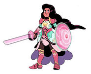 Stevonnie as a knight by Jane Bak