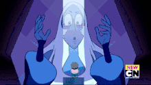 Blue Diamond's powers, activated by a surge of emotion.