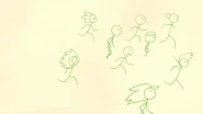 The remaining Gems trying to escape Earth in "Monster Reunion".