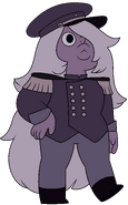 Amethyst's old-time clothes from "Buddy's Book" and the painting in "So Many Birthdays"