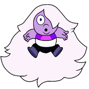 Amethyst's small Gem transformation in "Adventures in Light Distortion"