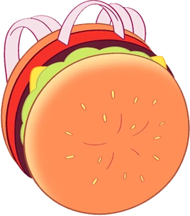 Cheeseburger backpack