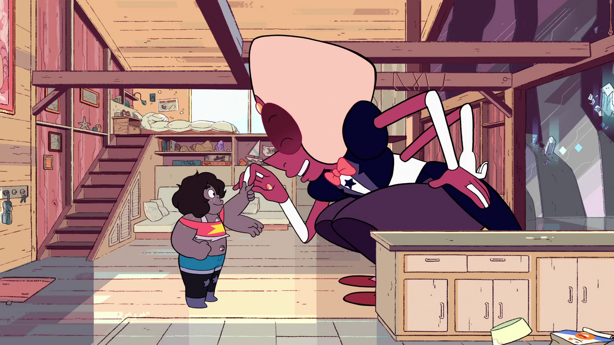 Smoky Quartz Meets Sardonyx | Steven Universe Wiki | Fandom