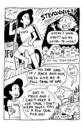 A comic made by Hilary Florido for Comic Con 2016