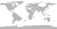 Blank Map of the Earth.