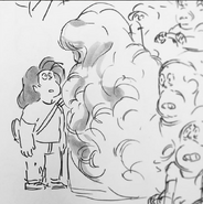 Young Greg and Rose early sketch by Rebecca Sugar